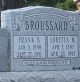 Tombstone for Frank and Lotetta Broussard